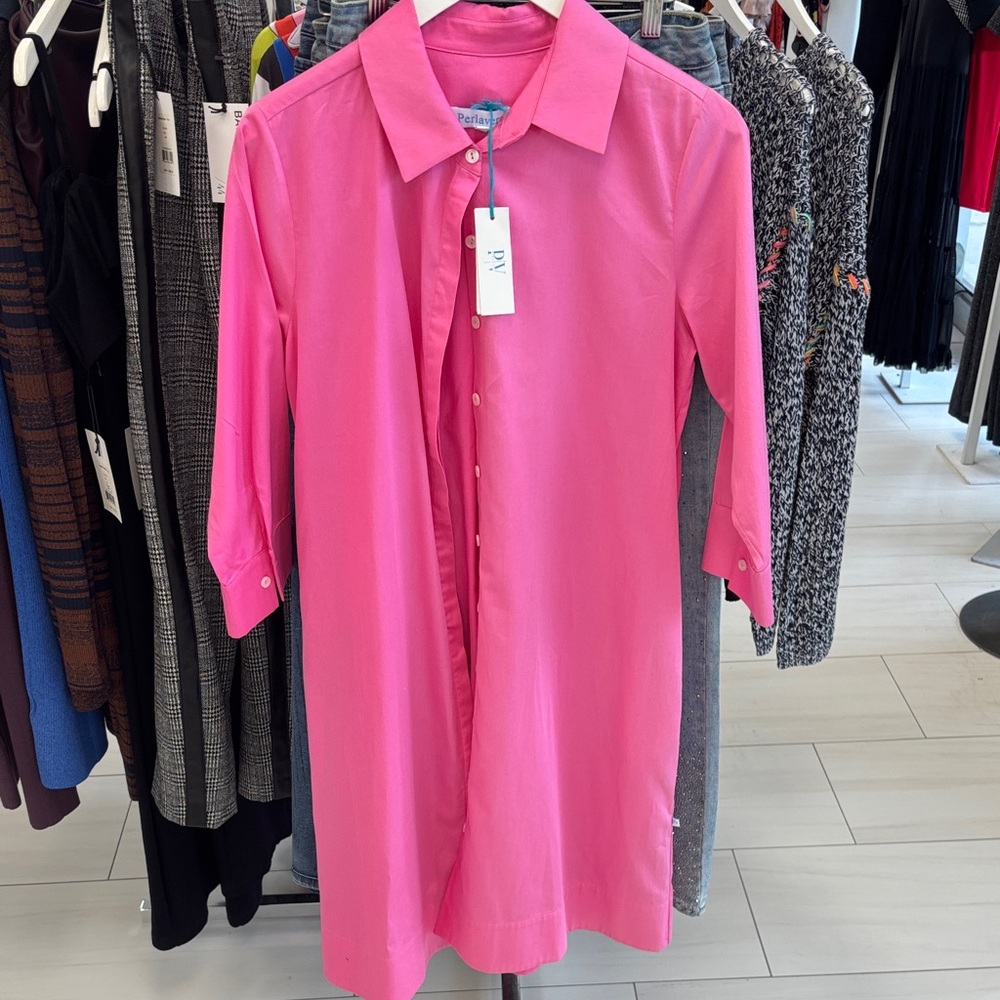 Elegant Pink Long Sleeve Dress